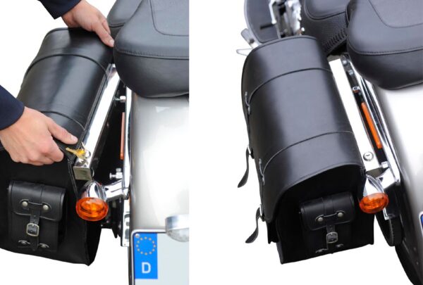 Satteltaschenhalter HD Softail ab 84- / links oder rechts / 1 stck. – Bild 3
