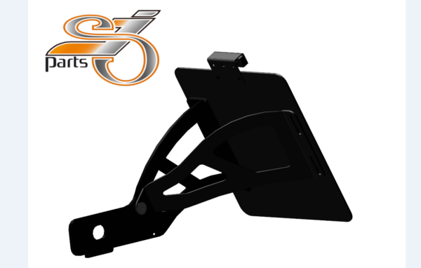 Kennzeichenhalter seitlich Suzuki VL /GZ 125/250 mit Beleuchtung – Bild 2