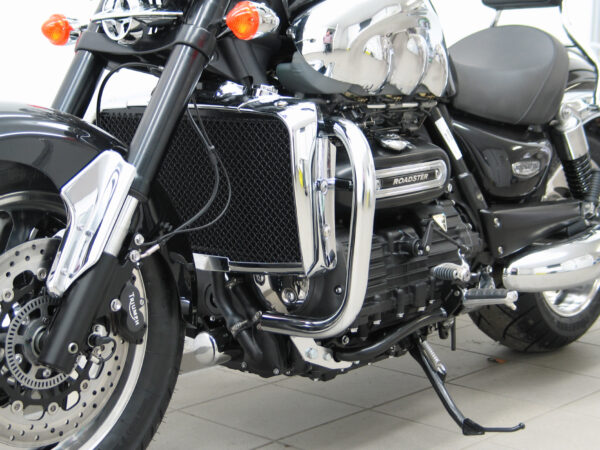 Triumph Rocket III Roadster Sturzbügel aus 38mm Rohr, Chrom