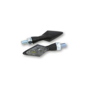 HIGHSIDER LED Rücklicht, Bremslicht, Blinker PEN HEAD DOUBLE, schwarz