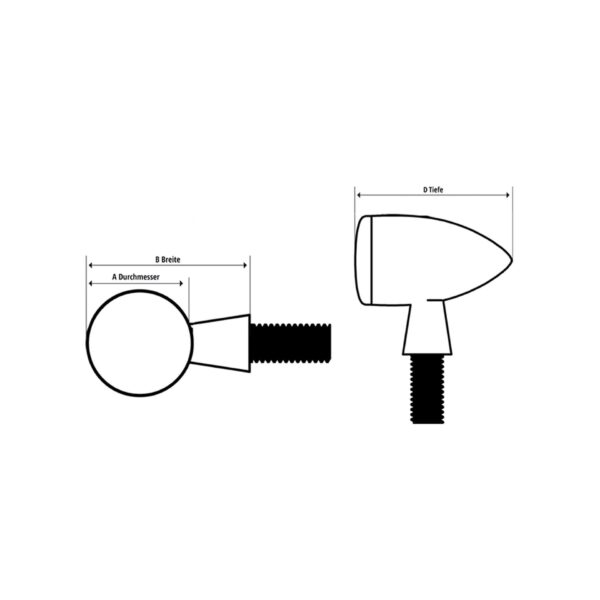 HIGHSIDER SONIC-X1 LED Blinker Paar / E-geprüft – Bild 4