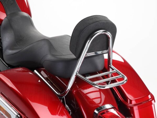 Harley Davidson Dyna Switchback Sissy Bar mit Kissen und Gepäckträger – Bild 2