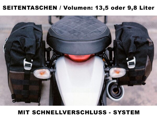 Legend Gear Seitentaschen-System SLC - Harley Davidson rechts 9,8 Liter – Bild 5