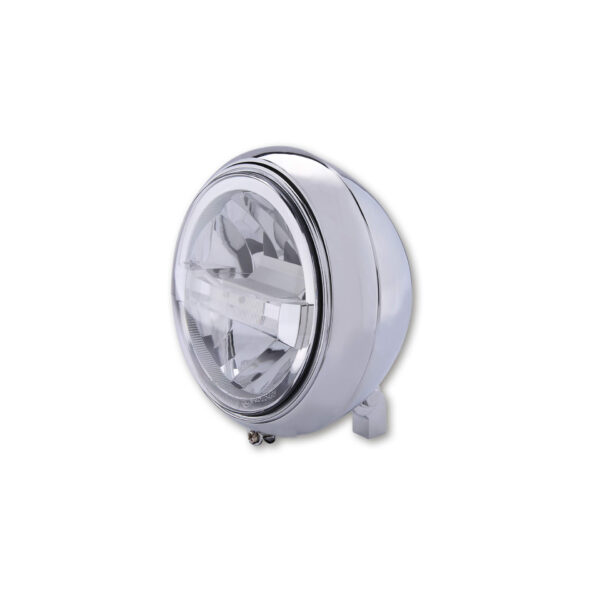 HIGHSIDER 7 Zoll LED Scheinwerfer Chrom YUMA 2 TYP 4, E-geprüft