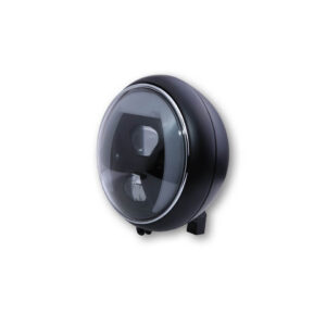 HIGHSIDER 7 Zoll LED Scheinwerfer schwarz YUMA 2 TYP 8 mit TFL Kurvenlicht, E-geprüft